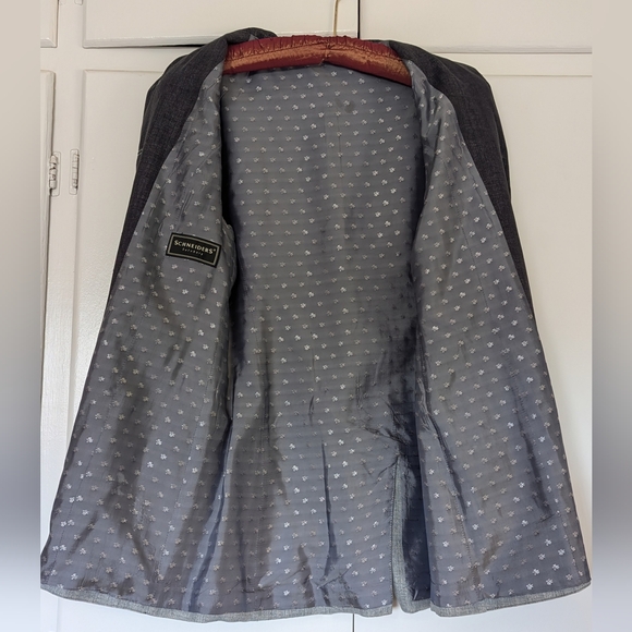 Vintage Women's Grey Blazer, 5 Button Closure, Schneider's Salzberg - Picture 8 of 12